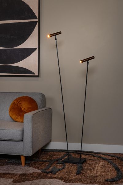 Lucide DUARTE - Floor lamp - 2xG9 - Coffee - Vibes